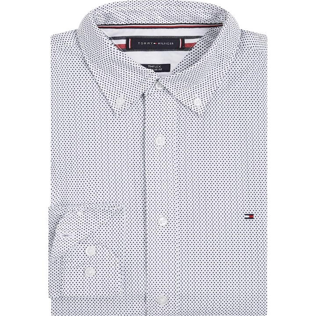 Tommy Hilfiger Core flex mini Geo Print Shirt - White